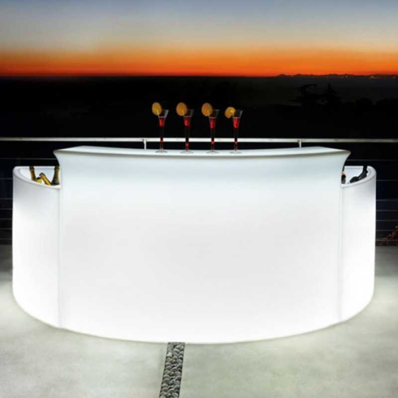 location de bar et mobilier lumineux